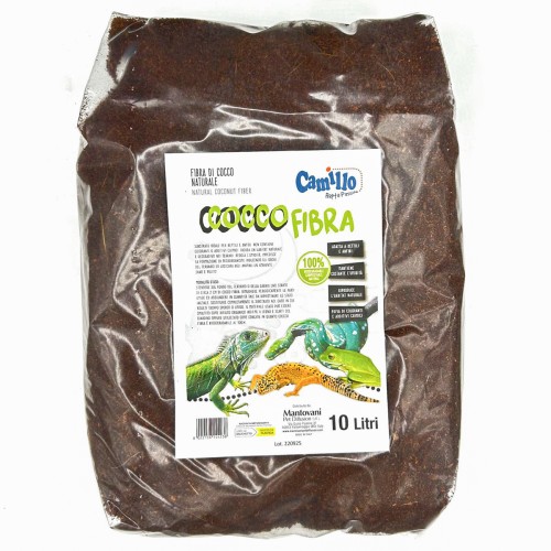 Fibra di cocco 10 Litri per terrari, rettilari...