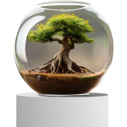 Amtra Crystal Globe - Boccia pour poisson en verre transparent