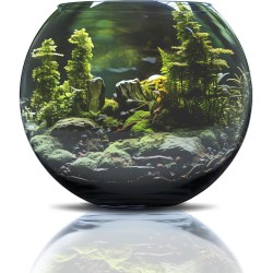 AMTRA CRYSTAL GLOBE - Boccia for fish in transparent glass