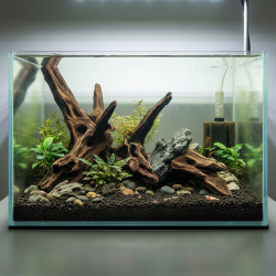 Crystal Box 40 - Nano Aquarium 20 liters in extra-clear glass - small glass aquarium (tank only) - Measurements: 40x22x26 (h) cm