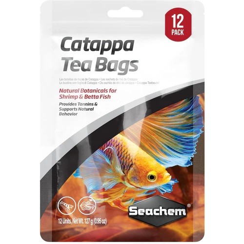 Seachem Tea bags - 12 sachets of catappa -...
