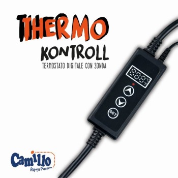 Thermo Kontroll Camillo - Blu Bios - Thermostat numérique avec sonde thermique pour gérer la température dans le terrarium et le