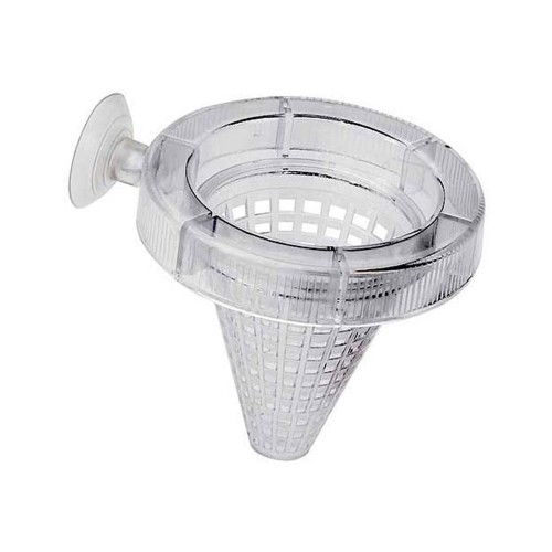Floating manger with suction cup for Tubifex...