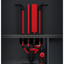 Red Sea Deluxe 300 G3 Reefer (90x57.5x55H cm) - Aquarium de la mer de Sump, support, système de recharge et éclairage
