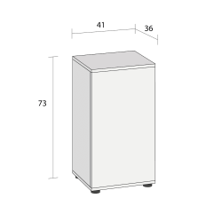 Juwel VIO CUBE 54 + Mobile SBX - Full black aquarium set with filter, light, heater and support