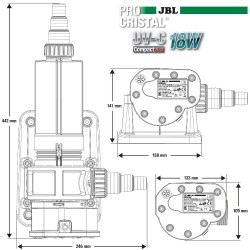 JBL Procrystal UV-C Compact Plus 18W - Aquarium sterilizer