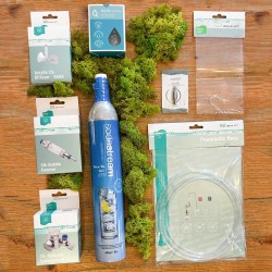Kit CO₂ Sodastream completo per acquari d'acqua dolce con controllo della CO2 integrato