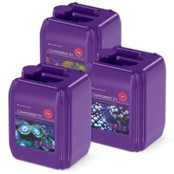 Aquaforest Component + 1 + 2 + 3 + 15L - Supplements for marine aquarium - Chemical stability of water without ICP testing