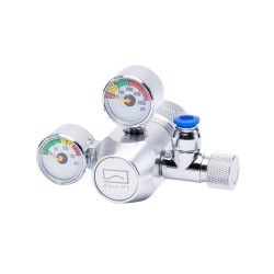Aqua Art Co2 Reducer - Riduttore di pressione per bombole CO2 a due manometri (attacco standard W21.8-14)