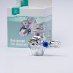 Aqua Art CO2 Reducer - CO2 cylinder pressure reducer to a pressure gauge (standard W21.8-14 connection)