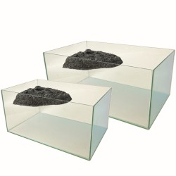 Tartarughiera Nosy 40 - tartarughiera for water turtles 40x35x20h cm with spyboard emerged