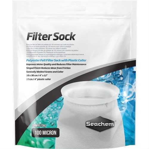 100 micron filtering sock (10x30cm) - Seachem...