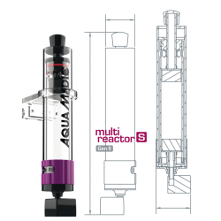 AquaMedic Multi Reactor Gen II SMALL - Sistema di Filtraggio All-in-One - Prodotto in Materiale Acrilico