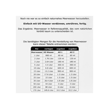 Concentrato di Acqua marina Absolute Ocean ATI