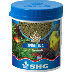 SHG Spirulina in granules - Complete feed with carotenoids and hufa for freshwater fish and marine