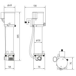 copy of Skimmer 1500 Interior from 700 to 1500 liters Deltec