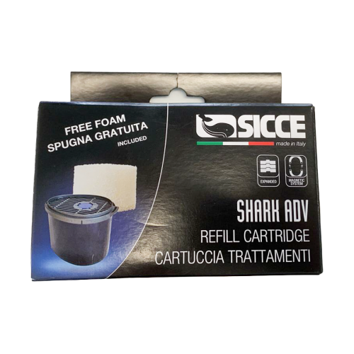 Modular cartridge with shark adventer sponge -...