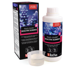 Red Sea Trace Colors D - Éléments bioactifs 500 ml - Oligoolements pour coraux bleu et violet