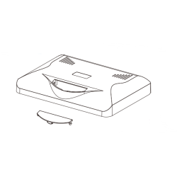 copy of Couvercle de rechange avec lumière LED Cubines Blu Bios 26 litres LED