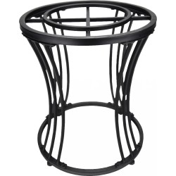 Super Fish Supporto Mini Pond Stand (h 40 cm) – Base Robusta per Laghetto Mini Pond con Design Moderno Nero Opaco