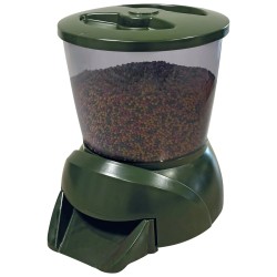 Alimentation automatique des Superfish pour le lac 4.25L - Pondernes de poisson d'étang avec minuterie à écran LCD pour koi et p