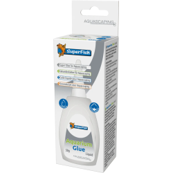 Colle Superfish pour les plantes d'aquarium Aquascaping 50 gr - Sécurité superglue pour plantes, roches et bois