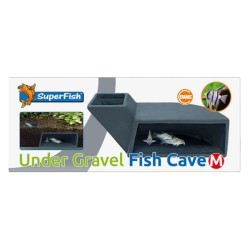 Cave de poissons de sous-bois de Superfish m moyen - Cave céramique pour corydoras et poisson inférieur avec observation frontal