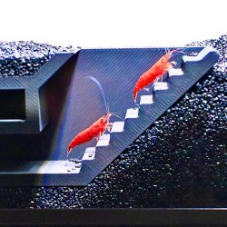 SuperFish Undergravel Shrimp Labyrinth - Tana Labirinto in Ceramica per Gamberetti con Rifugi Invisibili e Osservazione Naturale