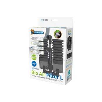 SUPERFISH BIO AIR FILTRE DE LARGE - Filtre à l'éponge à air pour les aquariums et les réservoirs de reproduction avec salle biol