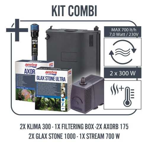 Acquario con Mobile Amtra ALUX 450 Klima Combi...