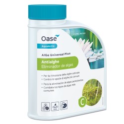 Oase AquaActiv AlGo Universal Plus 500 ml - Antialghe Universale per Laghetto | Controllo di Alghe Filamentose, Patinose e Brune