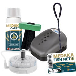 SuperFish KIT Completo Medaka con Mini Pond 16 Litri: sistema professionale all-in-one per allevamento e riproduzione