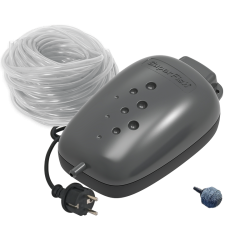 SuperFish Pond Air Kit 1 Kit Aerazione per Laghetto 96 L/h Completo con Pietra Porosa e Tubo 7,5 m