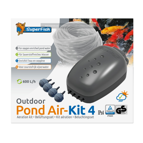 SuperFish Pond Air Kit 4 Kit Aerazione per...