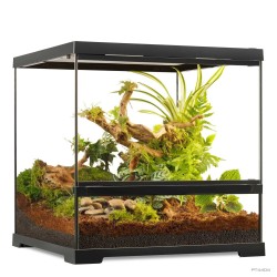 Glass Terrarium Low, glass terrarium for reptiles - EXO land