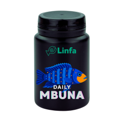 LINFA Daily Mbuna - Mangime Premium per Ciclidi Africani Alghivori Malawi Mbuna Anti Bloat