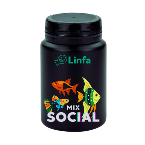 LINFA Social Mix - Mangime Premium per Acquario...
