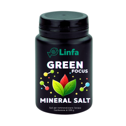 LINFA Green Focus Mineral Salt 330g - Sali Minerali per Plantacquari e Acquari Piantumati