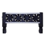 Blau Aquaristic Aquaventilador 4 Ventola di Raffreddamento Acquario fino a 160L 4 Ventole 3.8W