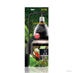Supporto Regolabile (Braccio Poetalampada) per Lampade Terrario Exo Terra - Staffa Universale per Cupole e Illuminazione Rettili
