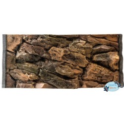 Ceramic Nature Sfondo 3D Roccia Marrone - Parete Rocciosa Realistica ad Alta Profondità per Acquario e Terrario
