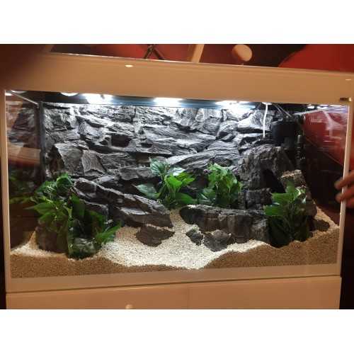 Ceramic Nature Sfondo 3D Roccia Grigia - Parete...