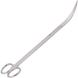 Aquael Scissors - Forbici Curve 25 cm in Acciaio Inossidabile per Aquascaping Potatura Piante Acquario