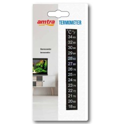 Amtra Termometro Digitale Autoadesivo per Acquario - Lettura Rapida sul Vetro Esterno