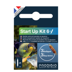 Prodibio Start Up - Attivatore Batterico per Acquario Dolce e Marino (6,12 o 30 fiale) - Avvio Rapido del Ciclo Biologico