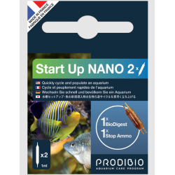 Prodibio Start Up Nano Attivatore Batterico per Acquario Dolce e Marino 2 o 4 Fiale
