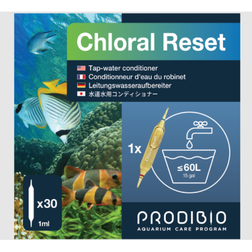 Réinitialisation de chloral 30 flacons Prodibio