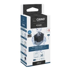 Ciano Foam Size S - Cartuccia Filtrante di Ricambio per Filtro CF40 30 PPI per Filtrazione Meccanica Acquario