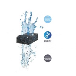 Ciano Coarse Foam Size XL - Spugna Filtrante Grossa 20 PPI per Filtro CFBIOXL Ricambio Filtrazione Meccanica Acquario