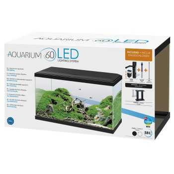 Askoll Ciano Aquarium 60 LED + Filtro CF80 + KIT SPUGNE...